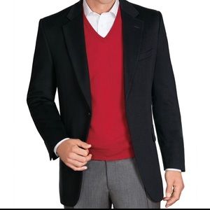 JoS. A Bank Red merino Wool sweater